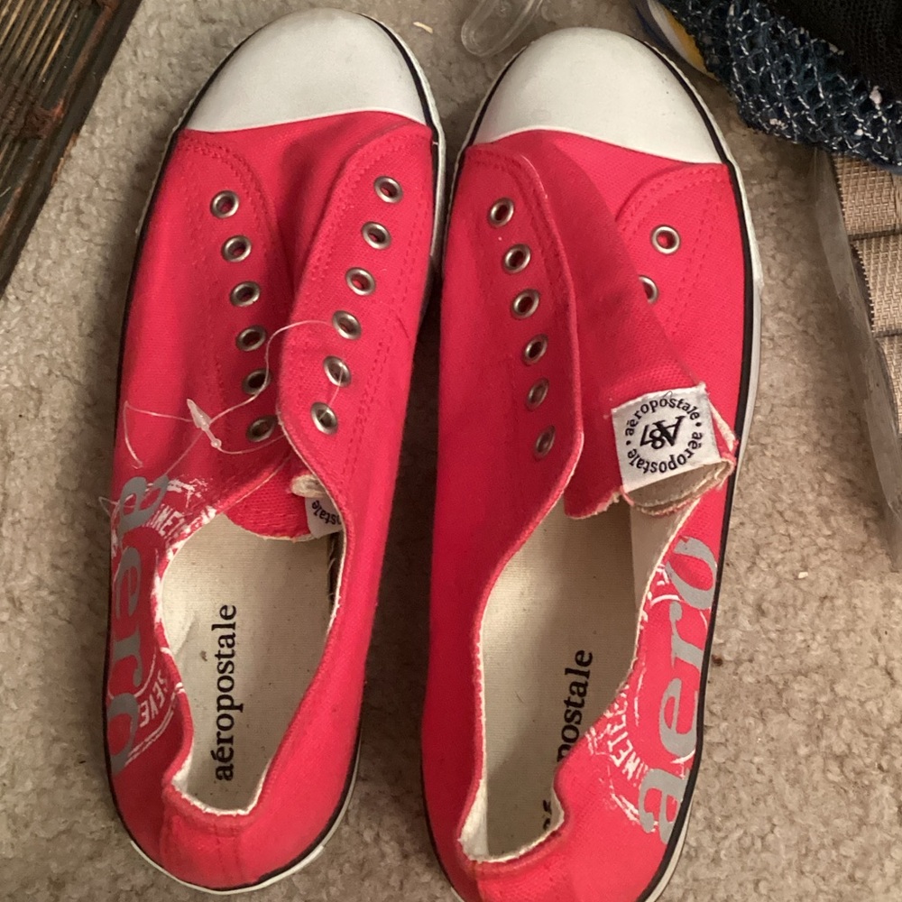 Aeropostale Women's Bright Red Sneakers